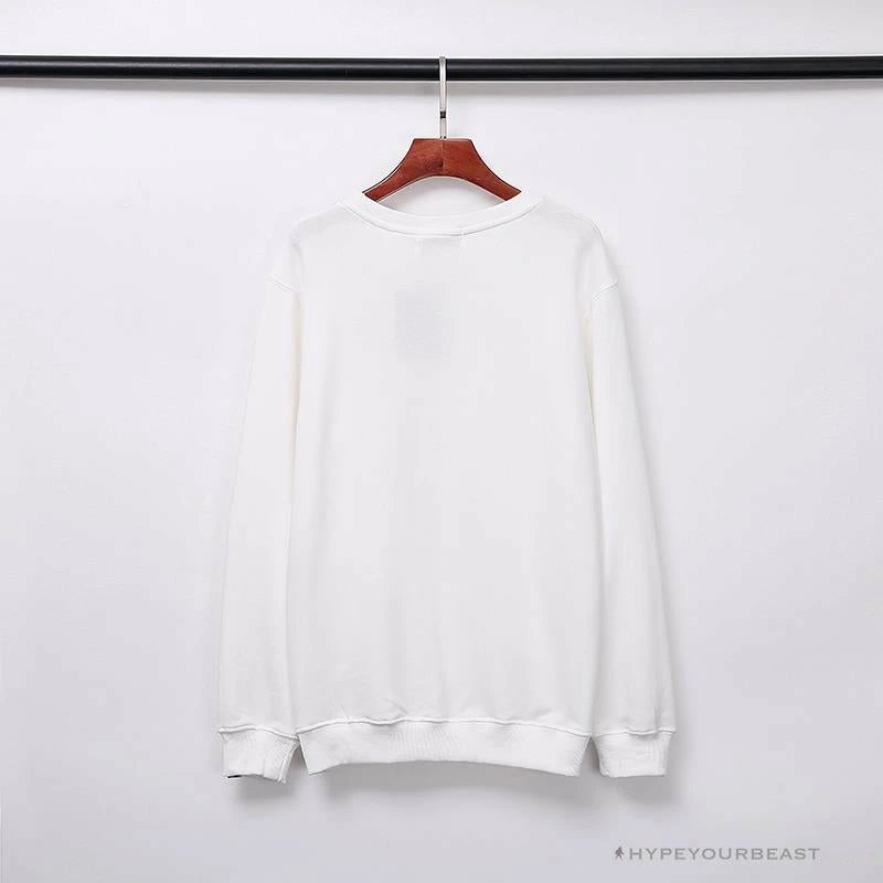 BAPE Classic Ape Head Embroidered Long Sleeve Shirt ‘WHITE’ Clothes