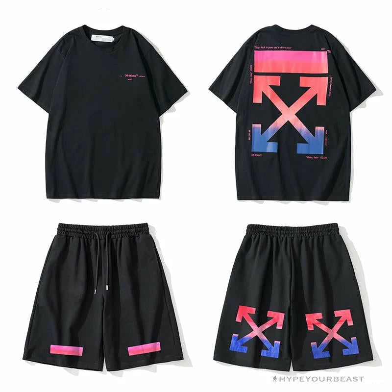 Pants OFF-WHITE Gradient Series Shorts ‘BLACK’