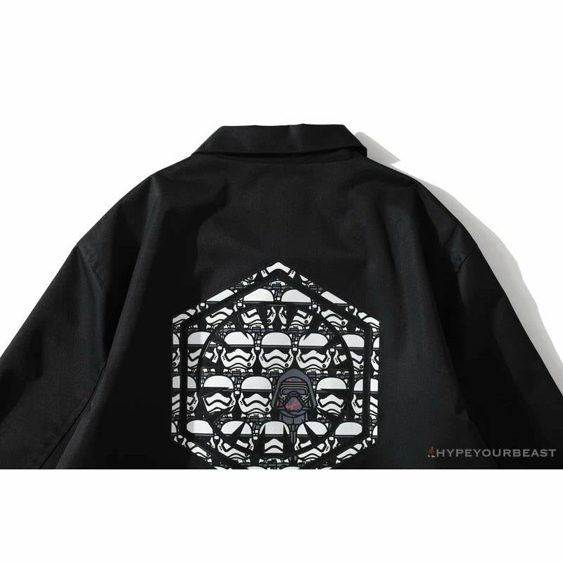 Clothes BAPE X Star Wars Collaboration Windbreaker Jacket ‘BLACK’