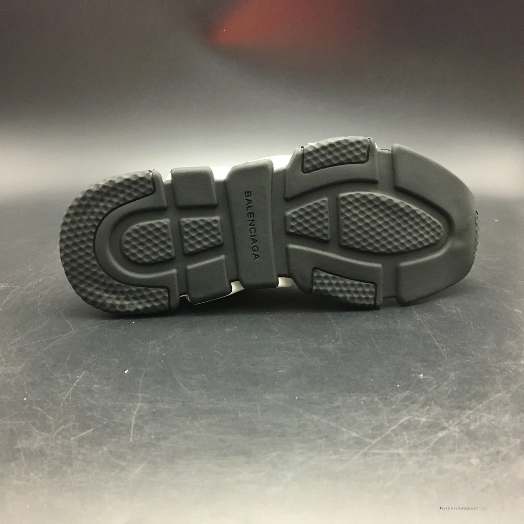 bcg sock sneakers logo print red / white Ba*len*cia*ga