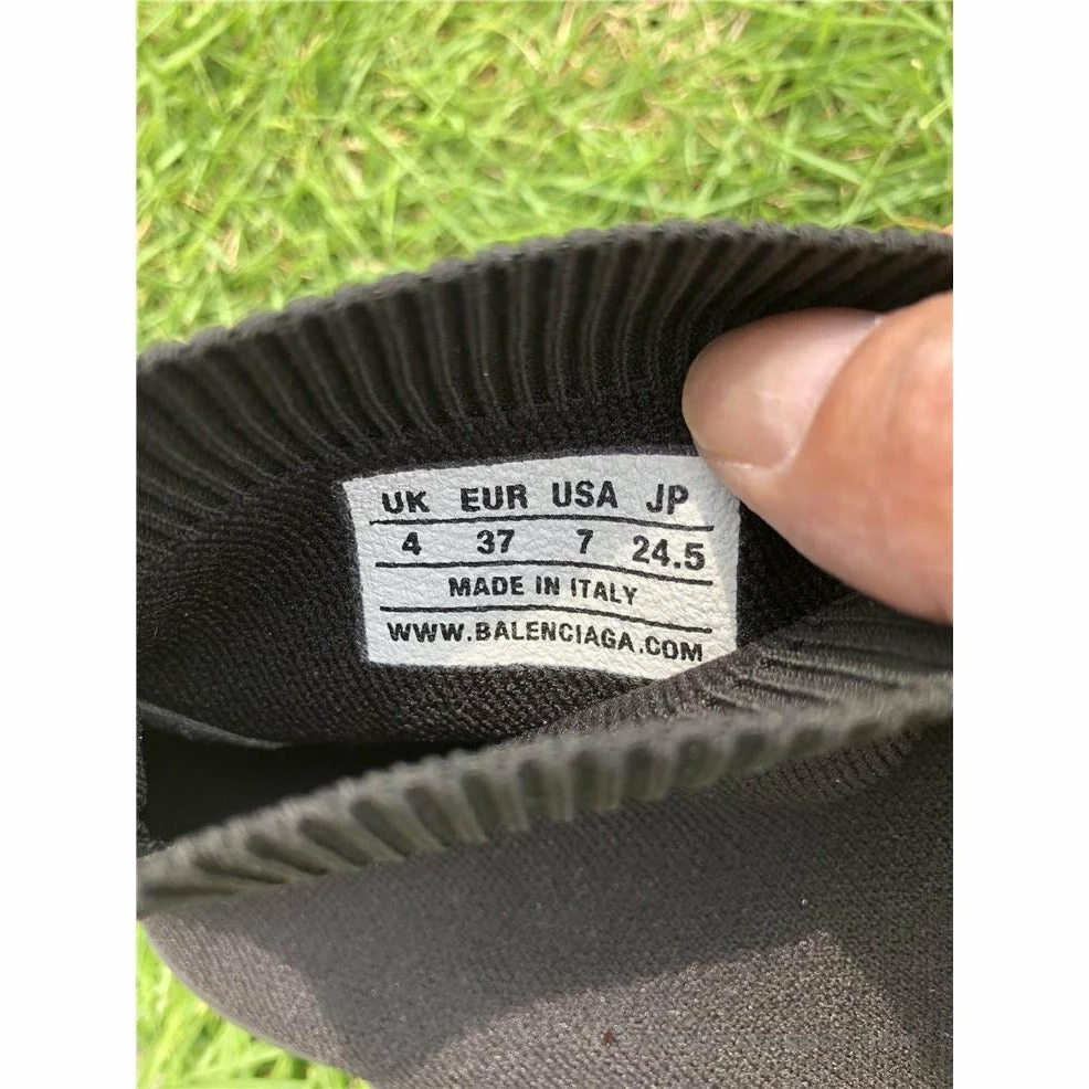 Ba*len*cia*ga bcg sock sneakers black white 2018