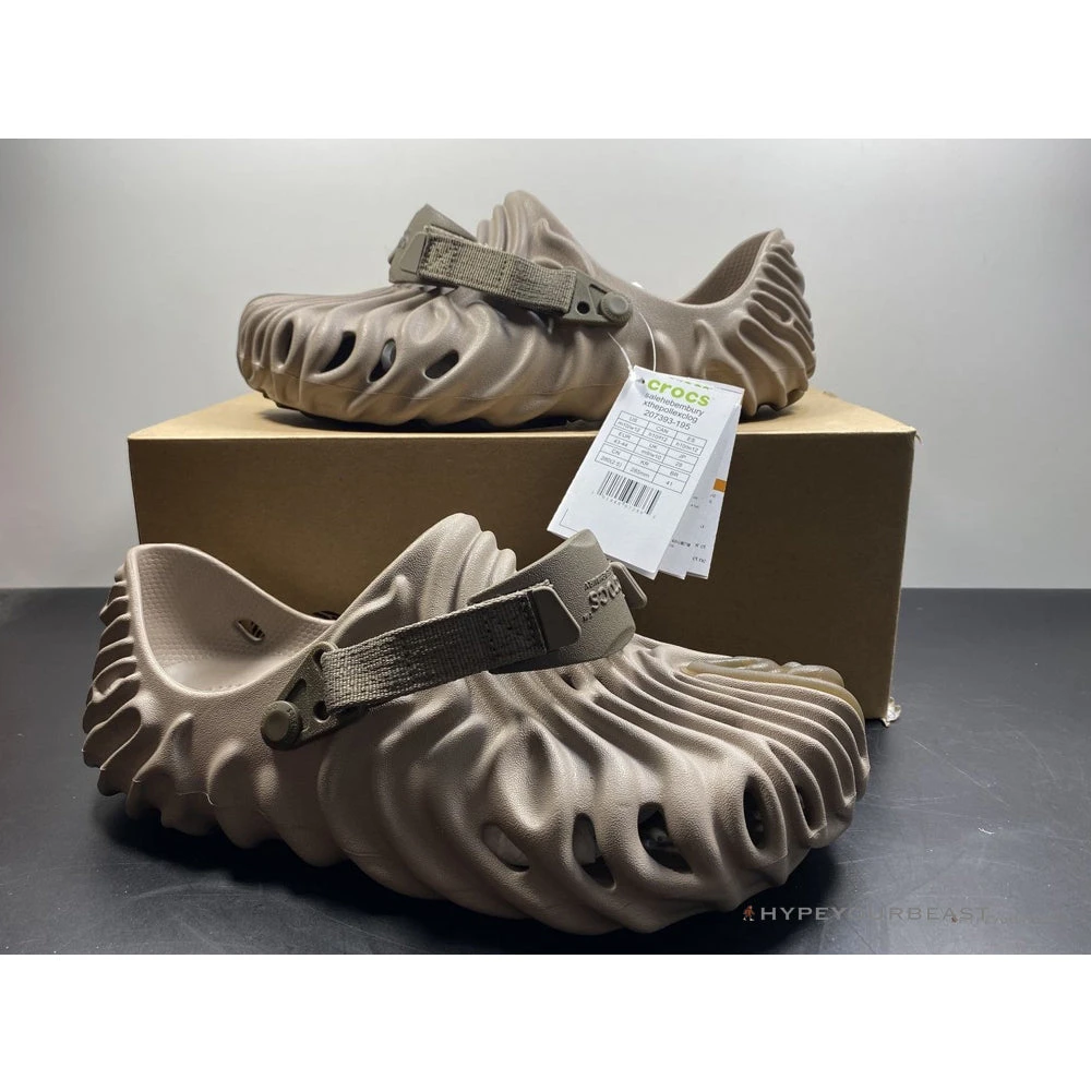 Cr*0*s pollex clog by salehe bembury menemsha brown slides