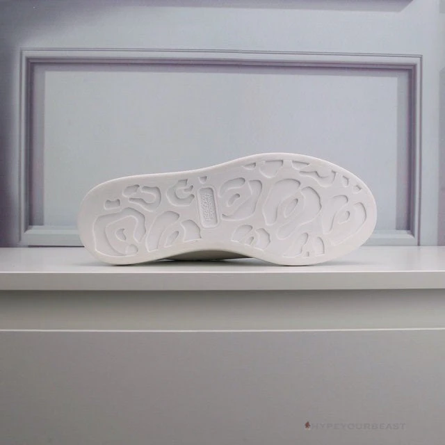 Alexander McQueen White / Silver Heel