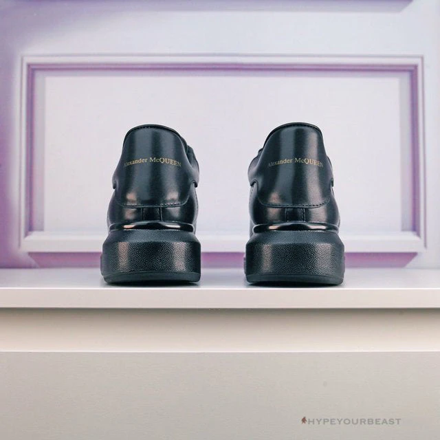 Alexander McQueen Black On Black Lace Up Sneaker A. Mcqueen