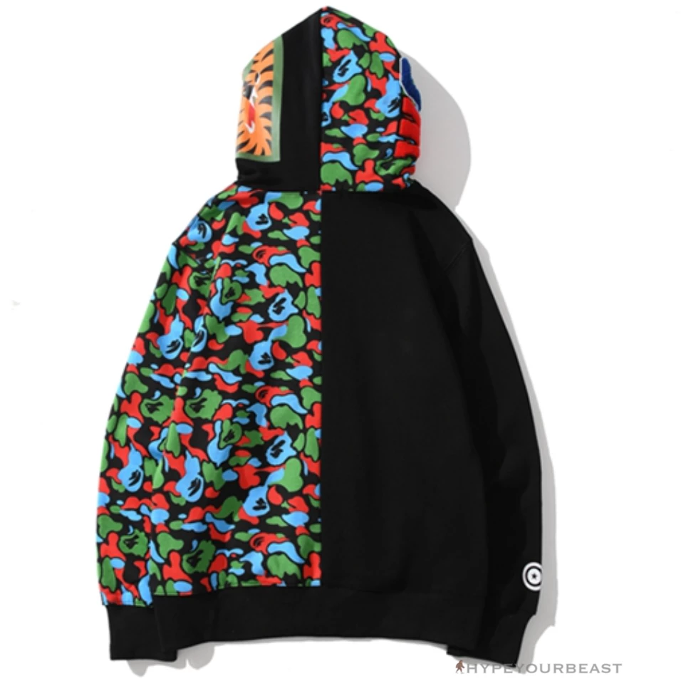 HypeYourBeast Bape Camo Hoodie Black Multi Color Clothes