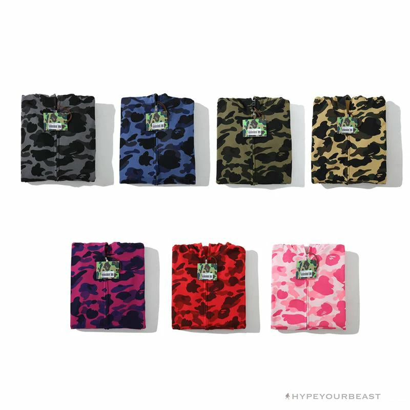 BAPE Camo Hoodie Shark Head ‘PURPLE’