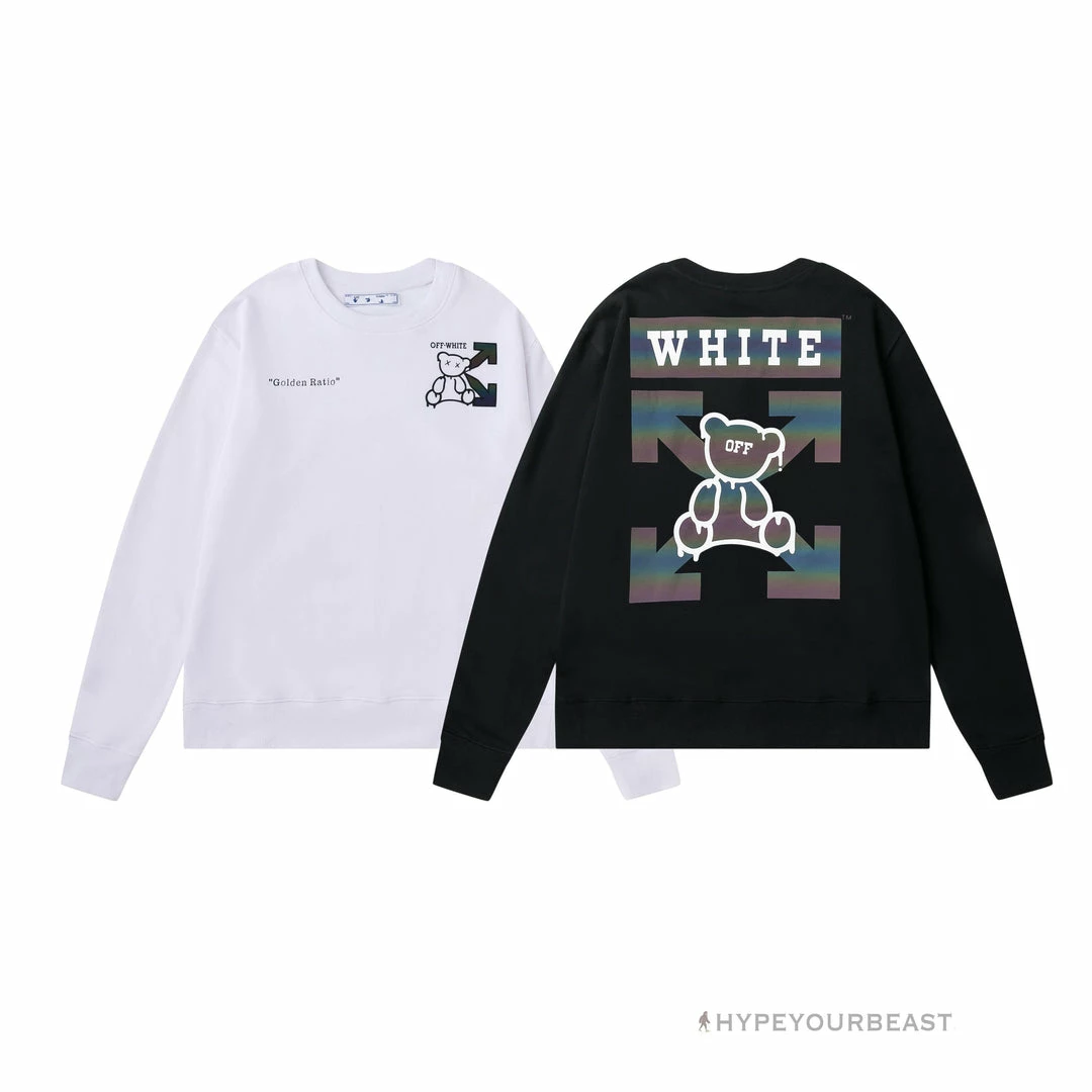 HypeYourBeast Off White Shirt Bear – White