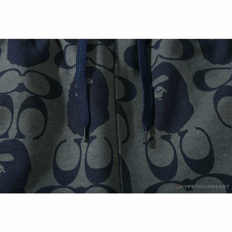 BAPE X COACH Co-Branded Dark-Blue Shorts Clothes