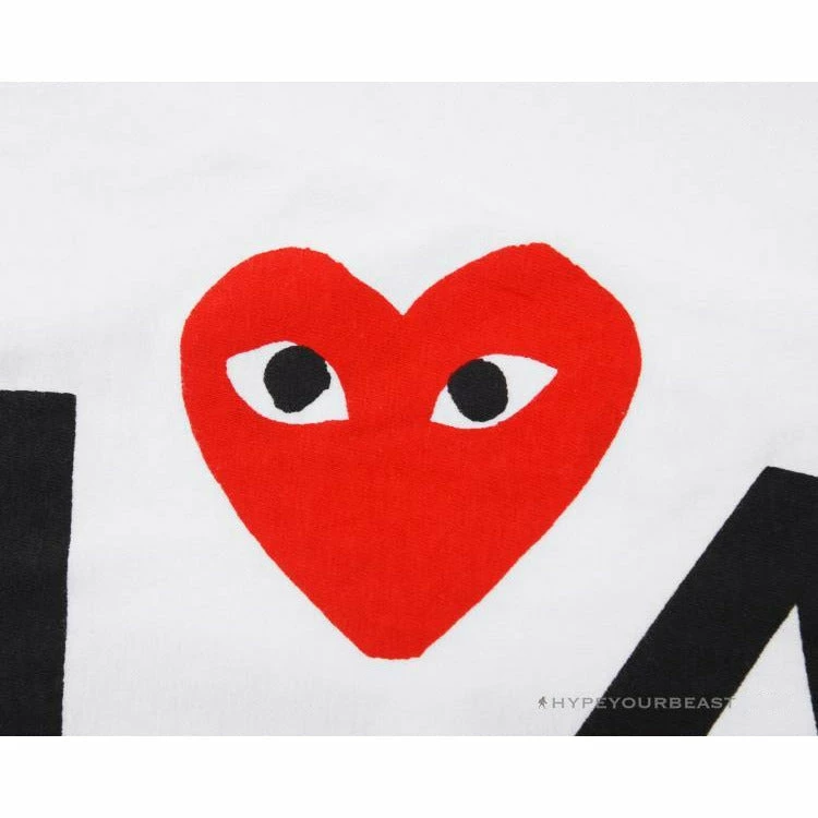 HypeYourBeast CDG PLAY Shirt 2205 White