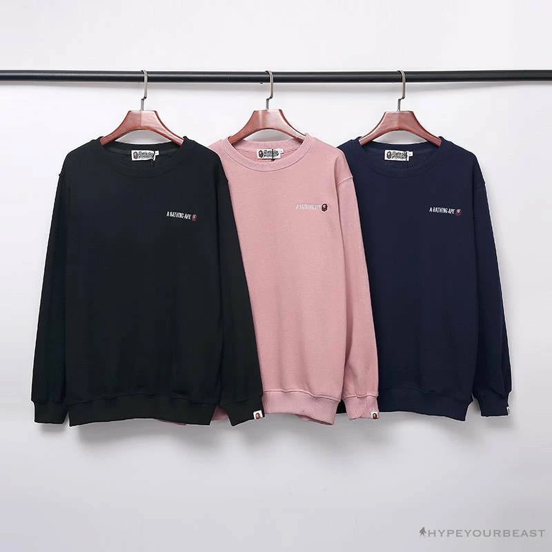 Clothes BAPE Behind The Great Ape-Man Head Long Sleeve Shirt ‘BLACK’