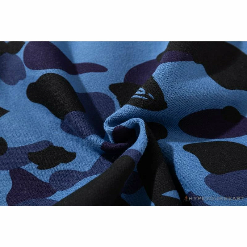 BAPE X READYMADE Tiger Head Foam Camouflage Shorts ‘BLUE’ Clothes