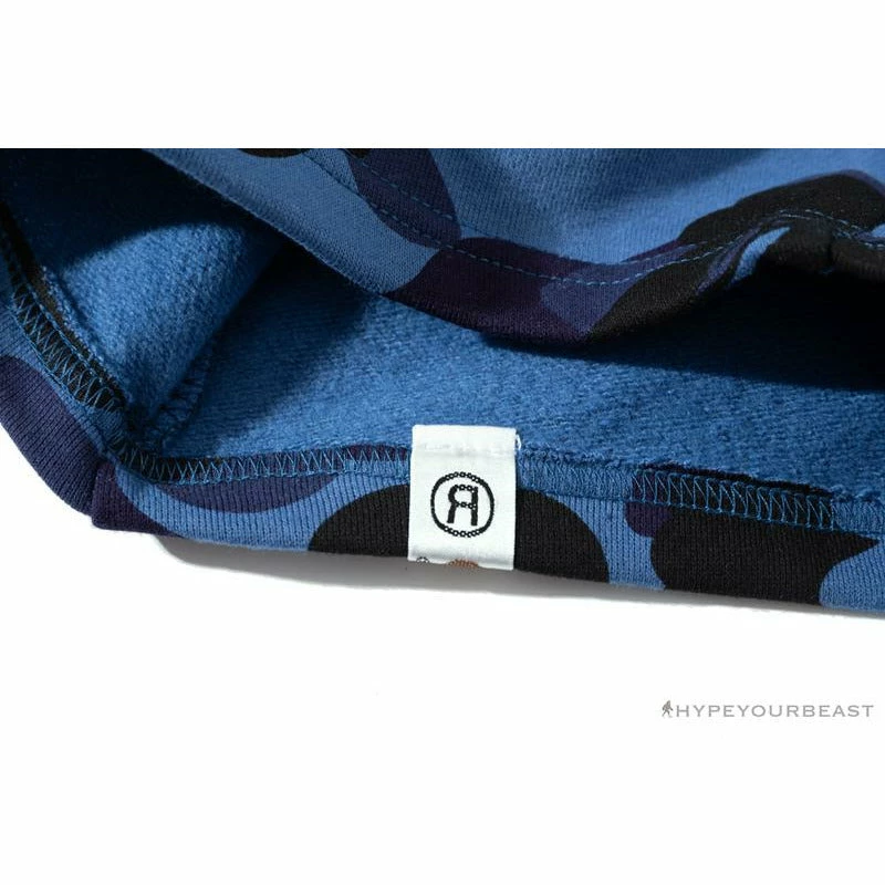 BAPE X READYMADE Tiger Head Foam Camouflage Shorts ‘BLUE’ Clothes