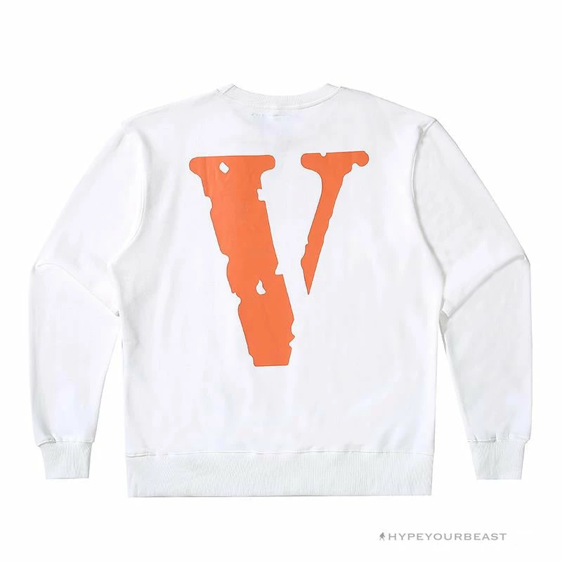 HypeYourBeast Shirts Vlone Orange Shirt – White