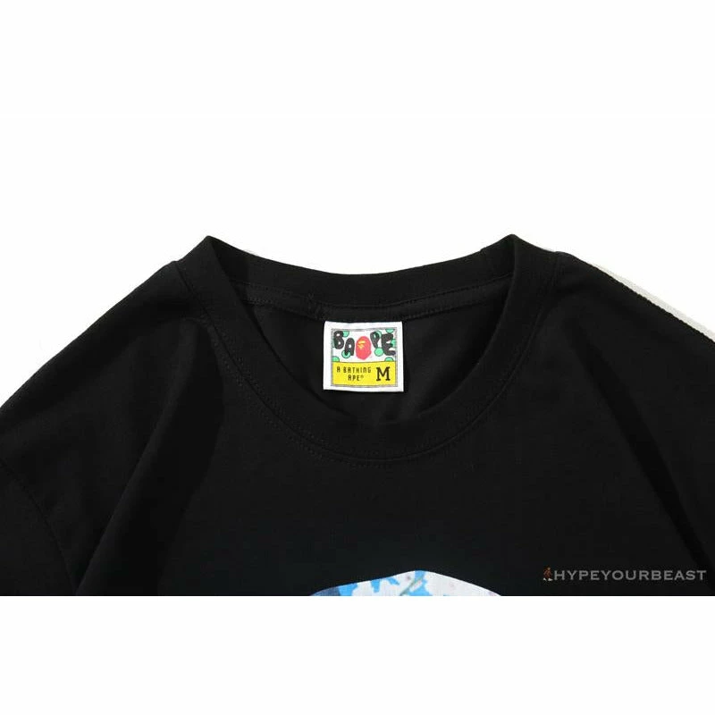 BAPE Japan Limited Edition Mt. Fuji Sakura Tee Shirt ‘BLACK’
