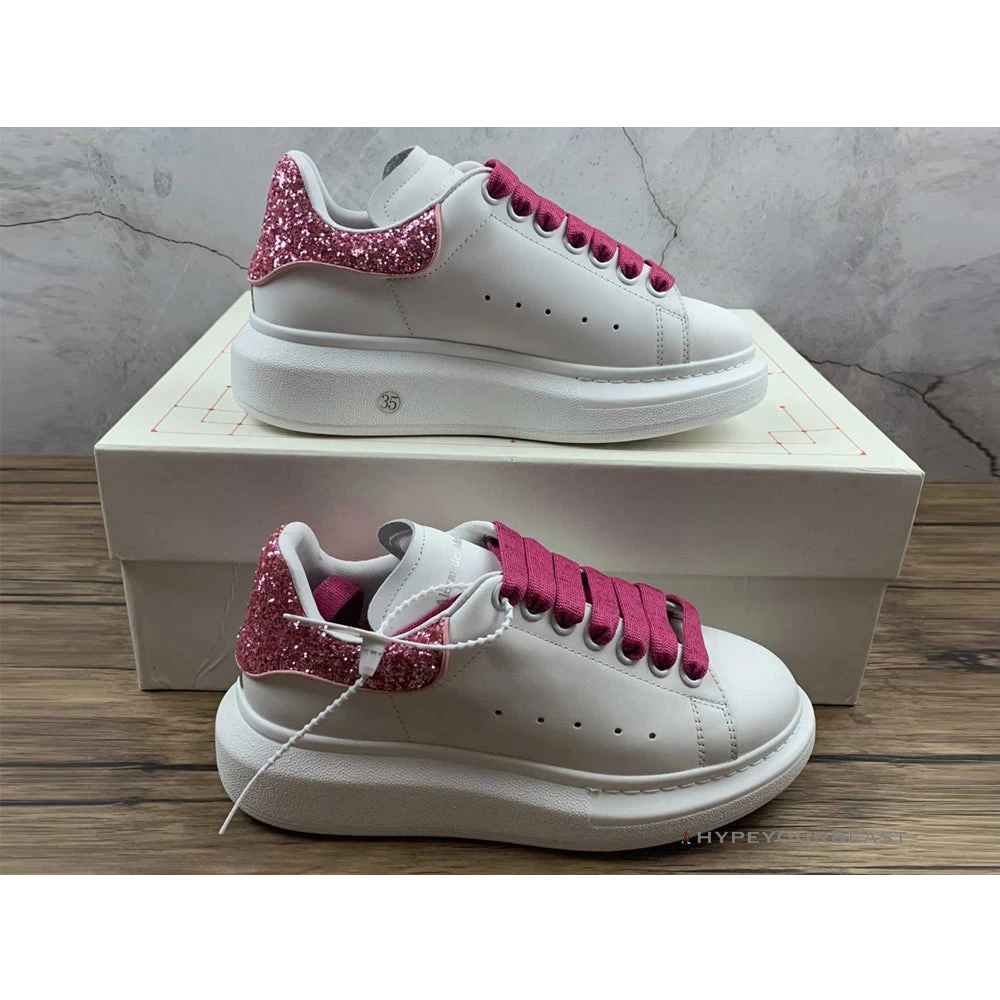 HypeYourBeast Alexander McQueen White / Pink Sparkle