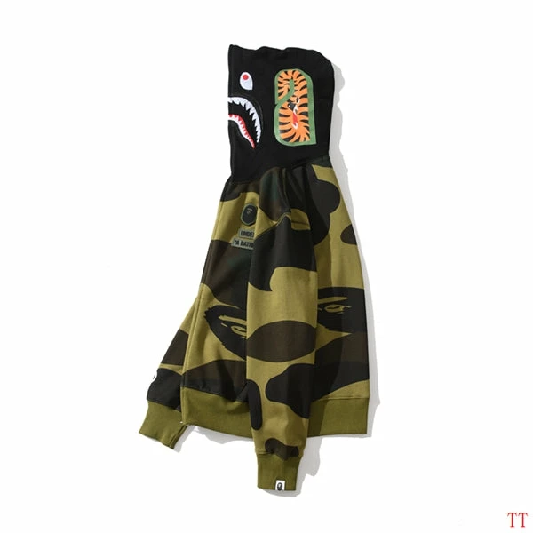 Bape Camo Hoodie Green Clothes