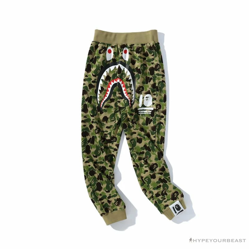 BAPE Chinese Style Ink Camouflage 10th Anniversary Limited Pants ‘GREEN’