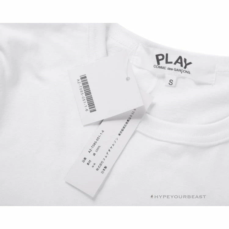 HypeYourBeast CDG PLAY Shirt 2205 White