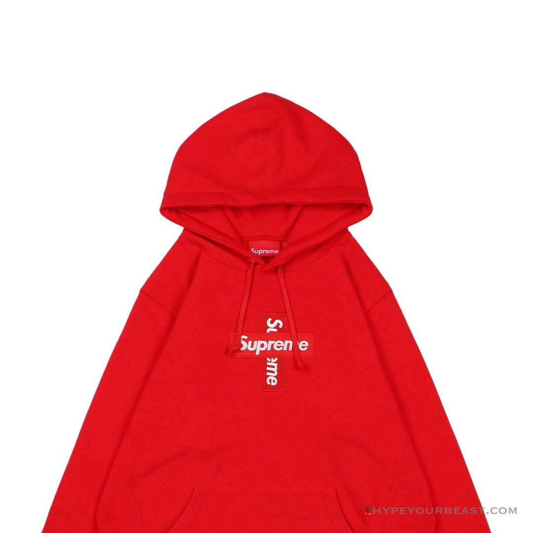 hypeyourbeast S*p*e cross box logo hoodie hoodies & jackets