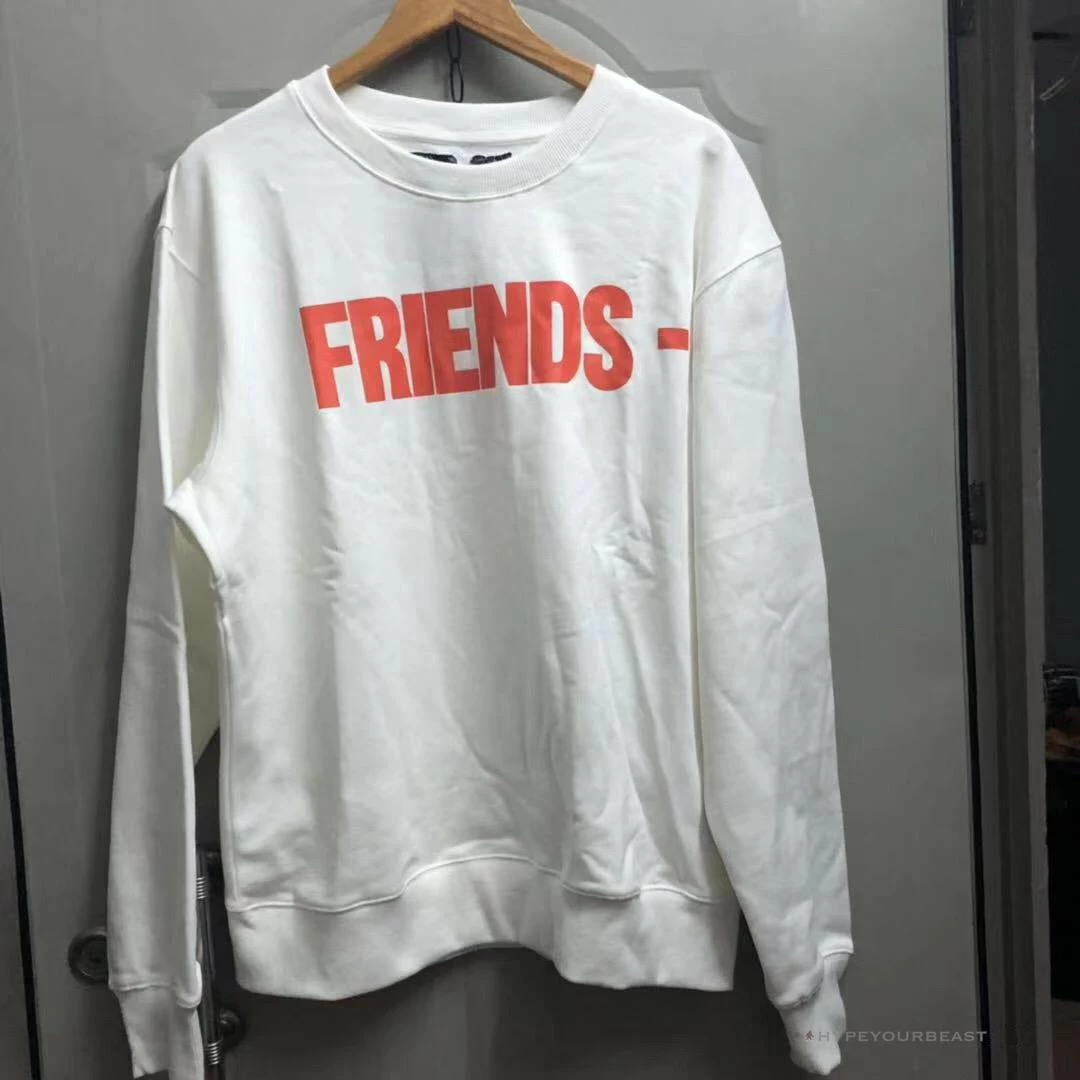 HypeYourBeast Shirts Vlone Orange Shirt – White