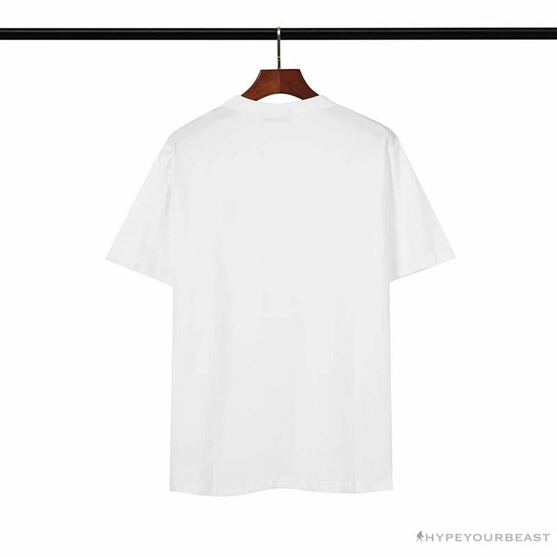 BAPE Classic Embroidered Logo Ape Head Tee Shirt ‘WHITE’ Clothes