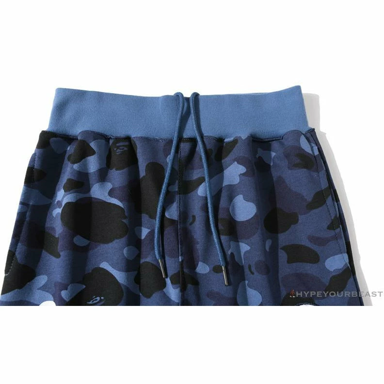 BAPE X PSG Paris Saint-Germain Camouflage Blue Pants Clothes