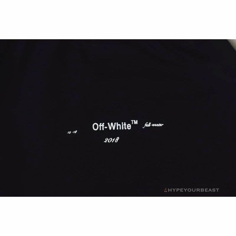 Pants OFF-WHITE Dimensional Sketch Shorts ‘BLACK’